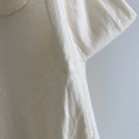 GAP Cream Extra Fine Merino Wool Turtleneck Sweater  Tunic Size S - Picture 9 of 13